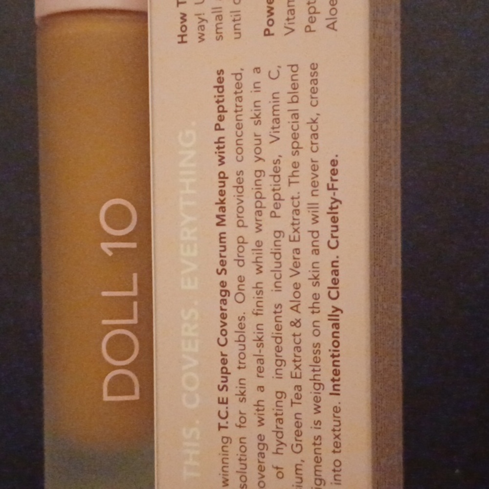 DOLL 10 T.C.E. Make Up In DEEP W/DOLL 10 Liq FOUNDATION BRUSH(DISCOUNT SHIPPING) - Picture 3 of 9